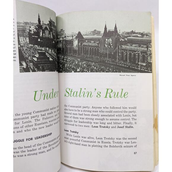 Vintage 1969 Story of the Soviet Union Russia USSR CCCP - School textbook - Picture 6 of 11